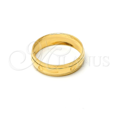 Anillo de Boda 5.164.032.11 Oro Laminado, Diamantado, Tono Dorado (Size 11)