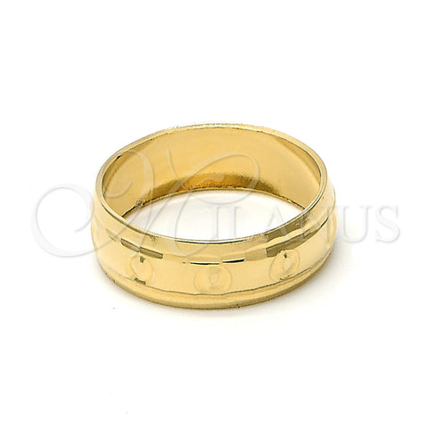 Anillo de Boda 5.164.034.10 Oro Laminado, Diamantado, Tono Dorado (Size 10)