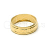 Anillo de Boda 5.164.034.10 Oro Laminado, Diamantado, Tono Dorado (Size 10)