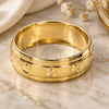 Anillo de Boda 5.164.034.08 Oro Laminado, Diamantado, Tono Dorado (Tamaño 8)