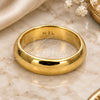 Anillo Infantil 01.63.0536.03 Oro Laminado, Pulido, Tono Dorado (Tamaño 3)