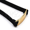Gargantilla Elegante 04.215.0001.13 Oro Laminado, Diseño de Choker, Pulido, Tono Dorado (10 MM Thickness, 13 Inches Length)