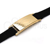 Gargantilla Elegante 04.215.0001.13 Oro Laminado, Diseño de Choker, Pulido, Tono Dorado (10 MM Thickness, 13 Inches Length)