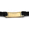 Gargantilla Elegante 04.215.0001.13 Oro Laminado, Diseño de Choker, Pulido, Tono Dorado (10 MM Thickness, 13 Inches Length)