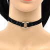 Gargantilla Elegante 04.215.0003.13 Oro Laminado, Diseño de Choker, Pulido, Tono Dorado (10 MM Thickness, 13 Inches Length)