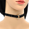 Gargantilla Elegante 04.215.0003.13 Oro Laminado, Diseño de Choker, Pulido, Tono Dorado (10 MM Thickness, 13 Inches Length)