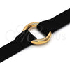 Gargantilla Elegante 04.215.0003.13 Oro Laminado, Diseño de Choker, Pulido, Tono Dorado (10 MM Thickness, 13 Inches Length)
