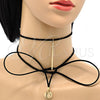Gargantilla Elegante 04.215.0013.72 Oro Laminado, Diseño de Choker, Pulido, Tono Dorado (02 MM Thickness, 72 Inches Length)