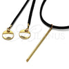 Gargantilla Elegante 04.215.0013.72 Oro Laminado, Diseño de Choker, Pulido, Tono Dorado (02 MM Thickness, 72 Inches Length)