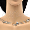 Gargantilla Elegante 04.220.0002.34 Acero Inoxidable, Pulido, Tono Plateado (20 MM Thickness, 34 Inches Length)