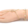 Pulsera Elegante 03.91.0064.14 Oro Laminado, Diseño de Rolo, con Marfil Perla, Pulido, Tono Dorado (16 MM Thickness, 14 Inches Length)