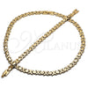 Collar y Pulsera 06.231.0001.2 Acero Inoxidable, Diseño de Besos y Abrazos y Corazón, Pulido, Tono Dorado