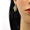 Argolla Pequeña 02.196.0019.1.15 Oro Laminado, con Blanca Zirconia Cubica, Pulido, Tono Dorado
