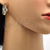 Argolla Pequeña 02.196.0019.1.15 Oro Laminado, con Blanca Zirconia Cubica, Pulido, Tono Dorado