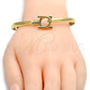 Aro Individual 07.192.0010.06 Oro Laminado, Pulido, Tono Dorado (14 MM Thickness, Size 6 (2.75 Diameter))