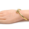 Aro Individual 07.192.0010.06 Oro Laminado, Pulido, Tono Dorado (14 MM Thickness, Size 6 (2.75 Diameter))