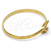 Aro Individual 07.192.0010.06 Oro Laminado, Pulido, Tono Dorado (14 MM Thickness, Size 6 (2.75 Diameter))