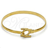 Aro Individual 07.192.0010.06 Oro Laminado, Pulido, Tono Dorado (14 MM Thickness, Size 6 (2.75 Diameter))