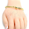 Aro Individual 07.192.0023.06 Oro Laminado, Pulido, Tono Dorado (10 MM Thickness, Size 6 (2.75 Diameter))