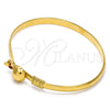 Aro Individual 07.192.0023.06 Oro Laminado, Pulido, Tono Dorado (10 MM Thickness, Size 6 (2.75 Diameter))
