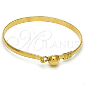 Aro Individual 07.192.0023.06 Oro Laminado, Pulido, Tono Dorado (10 MM Thickness, Size 6 (2.75 Diameter))