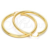 Argolla Grande 5.136.002.60 Oro Laminado, Diseño de Hueco, Pulido, Tono Dorado