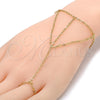 Pulsera Elegante 03.60.0138.07 Oro Laminado, Diseño de Rolo, Pulido, Tono Dorado (02 MM Thickness, 7 Inches Length)