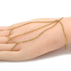 Pulsera Elegante 03.60.0139.07 Oro Laminado, Diseño de Cubana, Pulido, Tono Dorado (02 MM Thickness, 7 Inches Length)
