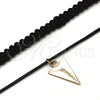 Gargantilla Elegante 04.215.0016.12 Oro Laminado, Diseño de Choker, Pulido, Tono Dorado (08 MM Thickness, 12 Inches Length)