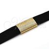Gargantilla Elegante 04.215.0024.13 Oro Laminado, Diseño de Choker, Pulido, Tono Dorado (15 MM Thickness, 13 Inches Length)