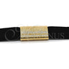 Gargantilla Elegante 04.215.0024.13 Oro Laminado, Diseño de Choker, Pulido, Tono Dorado (15 MM Thickness, 13 Inches Length)