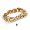 Bead 5.234.028.06.100 Oro Laminado, Diseño de Bola, Pulido, Tono Dorado
