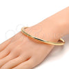 Aro Individual 07.170.0001.07 Oro Laminado, Diseño de Hueco, Pulido, Tono Dorado (05 MM Thickness, Size 7 (3.00 Diameter))