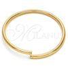 Aro Individual 07.170.0001.07 Oro Laminado, Diseño de Hueco, Pulido, Tono Dorado (05 MM Thickness, Size 7 (3.00 Diameter))