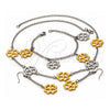 Collar, Pulsera y Dije 06.231.0022 Acero Inoxidable, Pulido, Dos Tonos