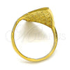 Anillo Elegante 01.118.0034.09 Oro Laminado, Pulido, Tono Dorado (Size 9)