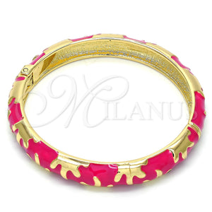 Aro Individual 07.240.0002.1.05 Oro Laminado, Esmaltado Rosado, Tono Dorado (10 MM Thickness, Size 5 (2.50 Diameter))