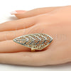 Anillo Elegante 01.118.0020.09 Oro Laminado, Pulido, Tono Dorado (Size 9)