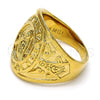 Anillo de Hombre 01.185.0009.11 Oro Laminado, Pulido, Tono Dorado (Size 11)