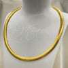 Gargantilla Basica 5.220.006.20 Oro Laminado, Diseño de Herringbone, Pulido, Tono Dorado (08 MM Thickness, 20 Inches Length)