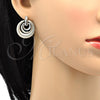 Juego de Arete y Dije de Adulto 06.59.0111 Oro Laminado, Pulido, Dos Tonos