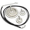 Juego de Arete y Dije de Adulto 06.59.0111 Oro Laminado, Pulido, Dos Tonos