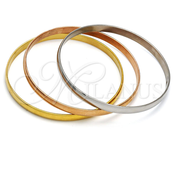 Aro Trio 07.249.0001.06 Acero Inoxidable, Pulido, Tres Tonos (06 MM Thickness, Size 6 (2.75 Diameter))