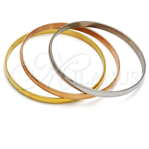 Aro Trio 07.249.0001.06 Acero Inoxidable, Pulido, Tres Tonos (06 MM Thickness, Size 6 (2.75 Diameter))