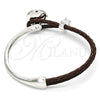 Aro Individual 07.239.0001.4 Rodio Laminado, con Swarovski Elements Amethyst y Micro Pave Blanca, Pulido, Rodinado (Grosor 03 MM, Talla Unica)