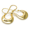 Argolla Mediana 02.163.0023.30 Oro Laminado, Diseño de Hueco, Pulido, Tono Dorado
