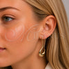 Argolla Pequeña 02.163.0023.20 Oro Laminado, Diseño de Hueco, Pulido, Tono Dorado