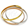 Aro Trio 07.244.0001.06 Acero Inoxidable, Pulido, Tres Tonos (05 MM Thickness, Size 6 (2.75 Diameter))