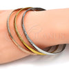 Aro Trio 07.244.0002.06 Acero Inoxidable, Diseño de Oja, Pulido, Tres Tonos (05 MM Thickness, Size 6 (2.75 Diameter))