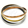 Juego de Aro 07.244.0003.06 Acero Inoxidable, Pulido, Tres Tonos (05 MM Thickness, Size 6 (2.75 Diameter))